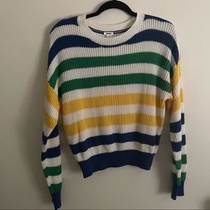NWT Garage Color Block Sweater